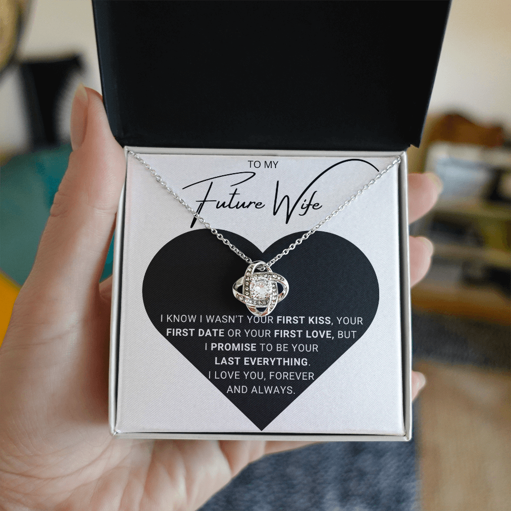 To My Future Wife - Forever Love Knot Necklace Gift