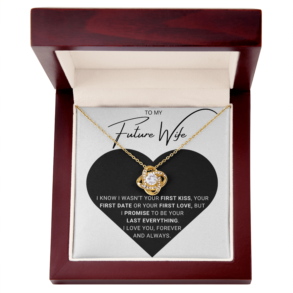 To My Future Wife - Forever Love Knot Necklace Gift