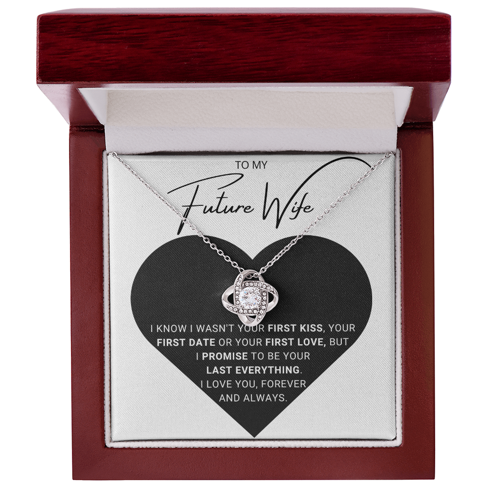 To My Future Wife - Forever Love Knot Necklace Gift