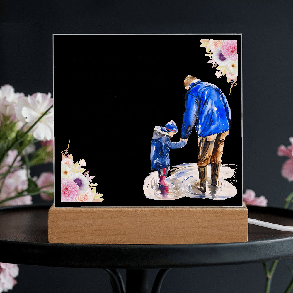 Acrylic Square Gift for Grandpa