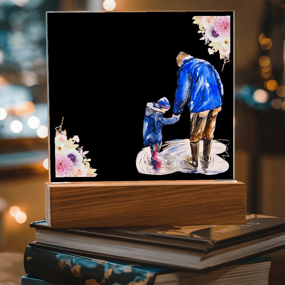 Acrylic Square Gift for Grandpa