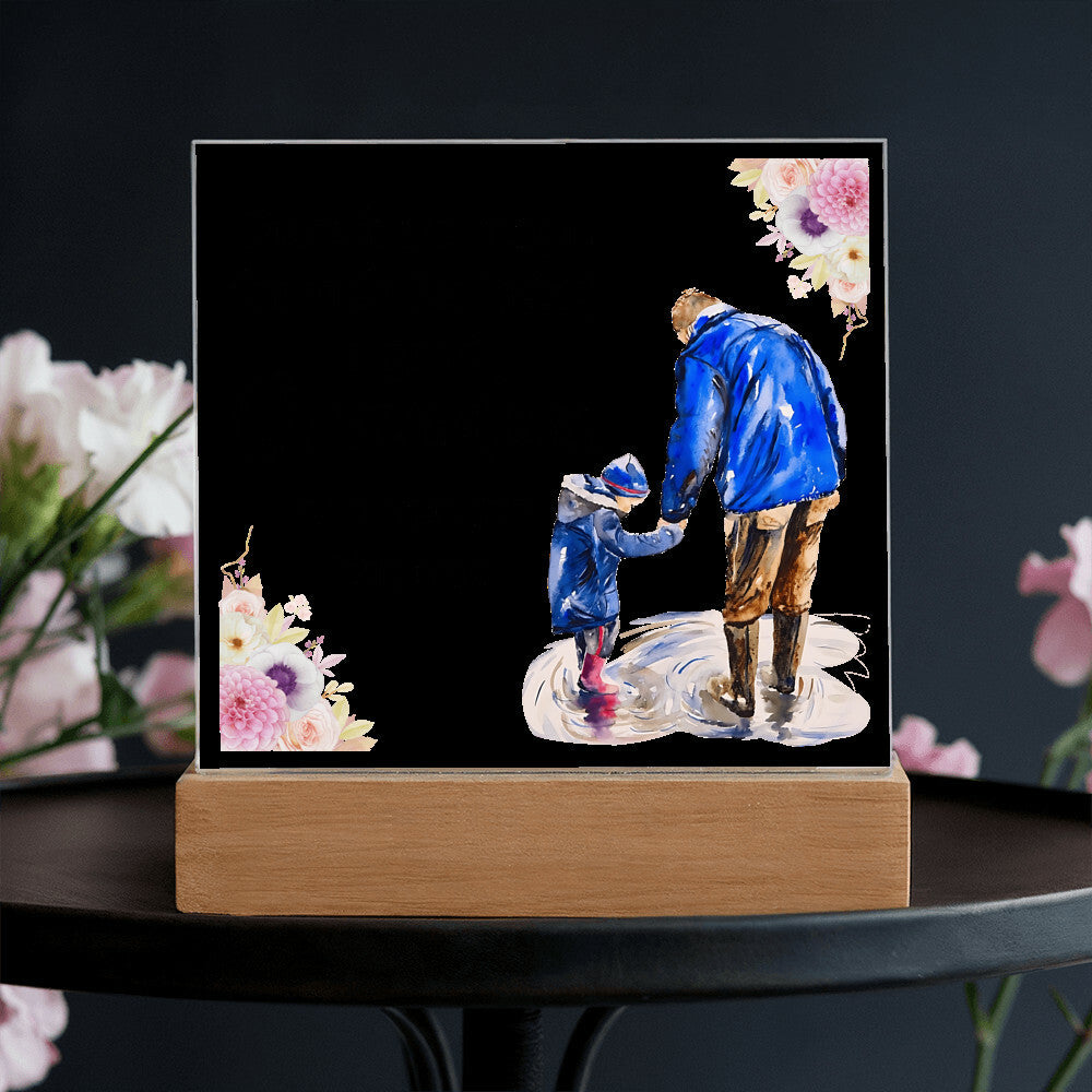 Acrylic Square Gift for Grandpa