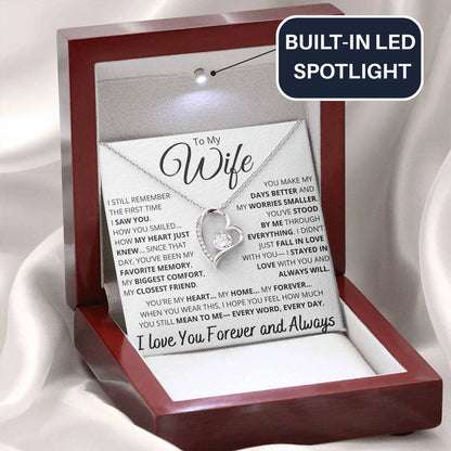 To My Wife – Elegant Heart Necklace