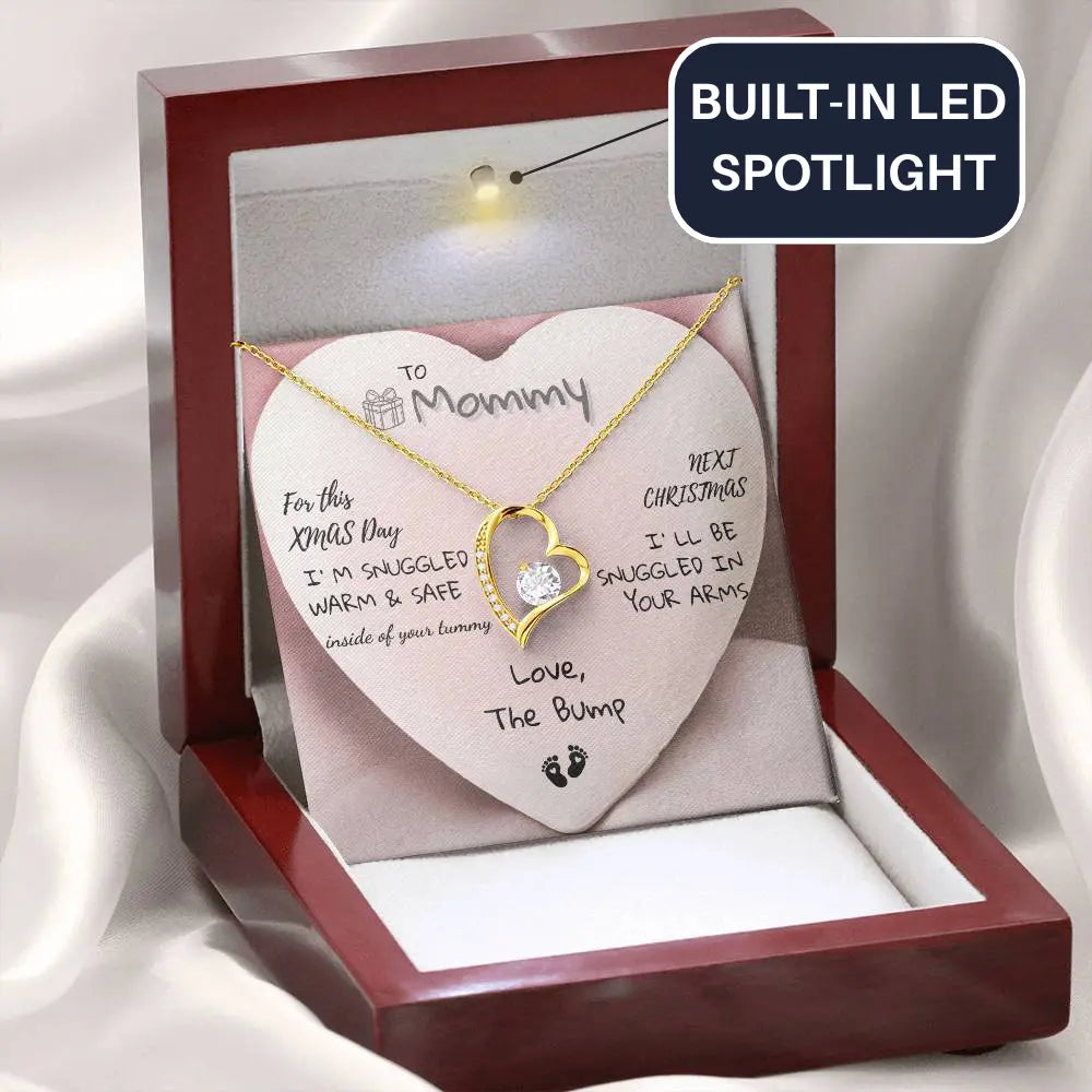 🎄 To My Mommy – Christmas From The Bump Necklace 🎁