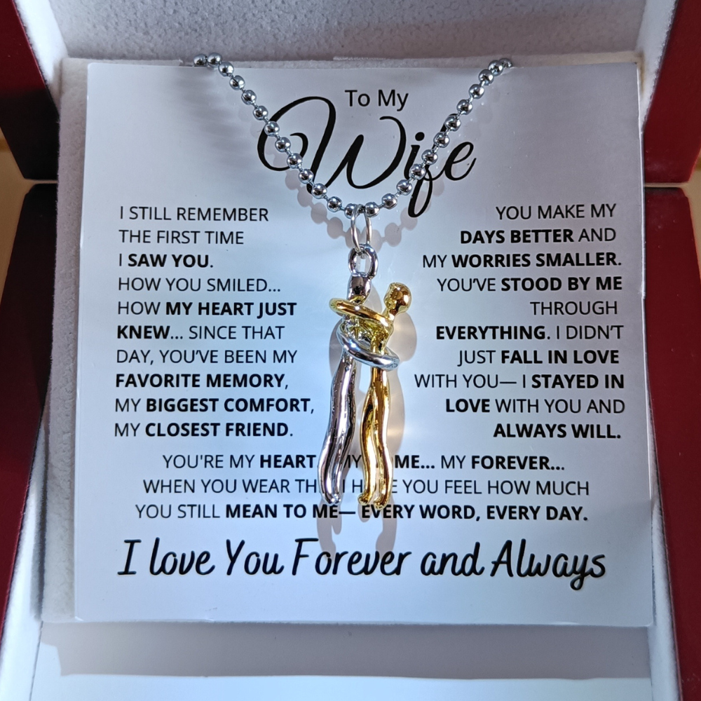 Hugs & Cuddles Necklace ❤️ Ideal Valentines Day Gift | Early Bird Sale