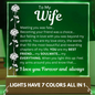 To My Wife - "Meeting You Was Fate..." Light-Up Acrylic [BEST SELLER] 7 Colors in 1!