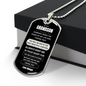 To My Grandson – Eternal Bond Dog Tag