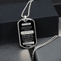 To My Grandson – Dog Tag - You are my best Chapter in Life