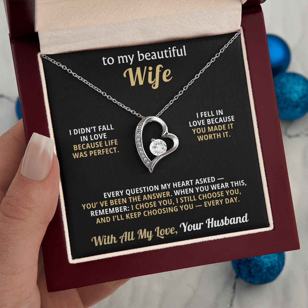 To My Beautiful Wife – I'll Keep Choosing You Every Day