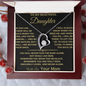 I See You, I Lift You' Mom to Daughter Heart Necklace