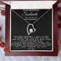 To My Beautiful Soulmate - Forever Love Heart Necklace Gift