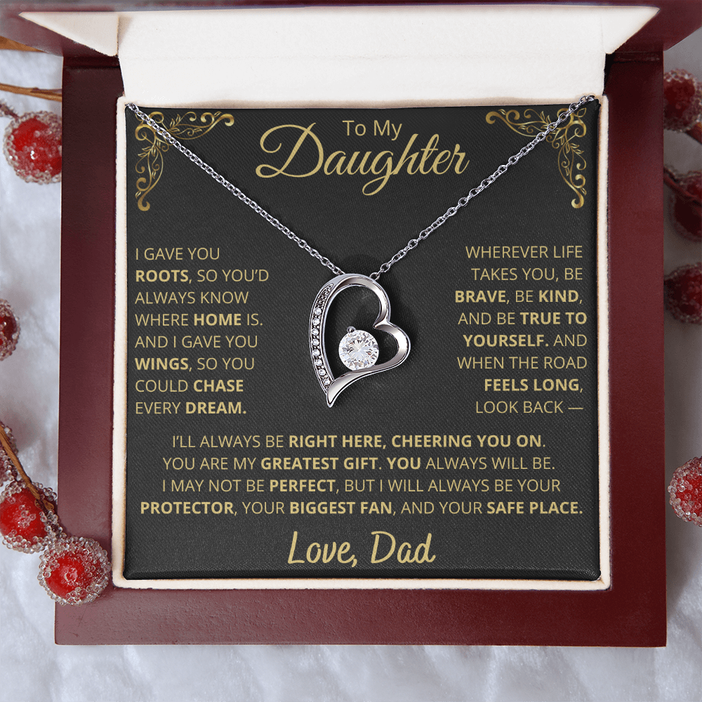 You are my Greatest Gift Daughter Necklace from Dad