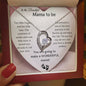 [ALMOST SOLD OUT] “To the Beautiful Mama-to-Be” – Interlocking Heart Necklace Gift for Expecting Moms