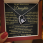 I See You, I Lift You' Mom to Daughter Heart Necklace