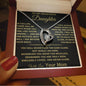 I See You, I Lift You' Mom to Daughter Heart Necklace