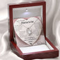 [ALMOST SOLD OUT] "To the Beautiful Mama to Be" – Heart Necklace with Personalized Message Card