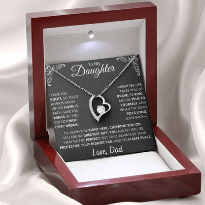 Dad to Daughter Necklace of Strength, Love, and Legacy