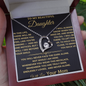 I See You, I Lift You' Mom to Daughter Heart Necklace