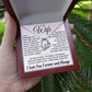 To My Wife - Forever Love Heart Necklace