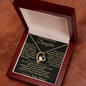 I See You, I Lift You' Mom to Daughter Heart Necklace
