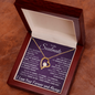 To My Soulmate – Forever Love Heart Necklace with Message Card