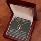 "Your Heart Is Your Compass" – Personalized Heart Necklace with Inspirational Message Card