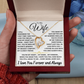 To My Wife - Forever Love Heart Necklace