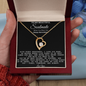 To My Beautiful Soulmate - Forever Love Heart Necklace Gift