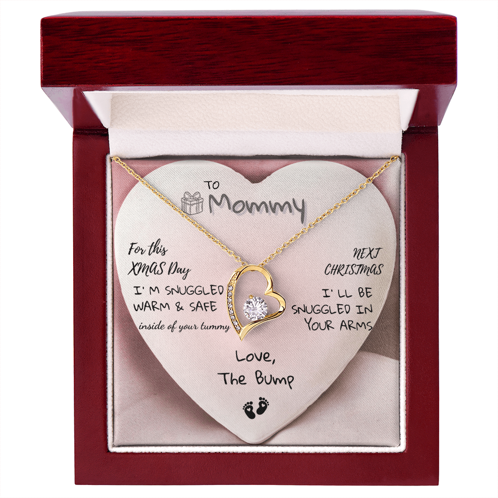 🎄 To My Mommy – Christmas From The Bump Necklace 🎁