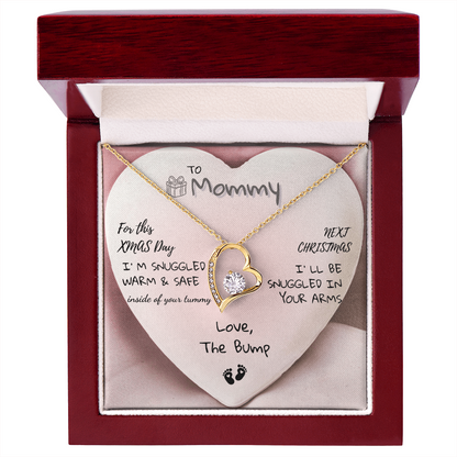 🎄 To My Mommy – Christmas From The Bump Necklace 🎁