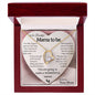 [ALMOST SOLD OUT] "To the Beautiful Mama to Be" – Heart Necklace with Personalized Message Card