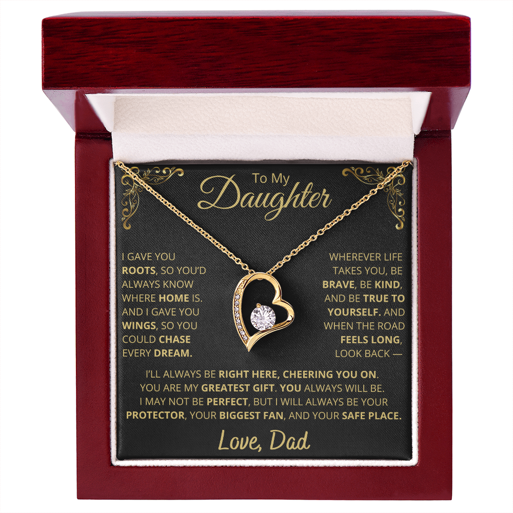 You are my Greatest Gift Daughter Necklace from Dad