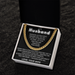 To My Husband – Cuban Chain Gift with Empowering “My King” Message Card