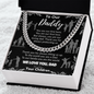 To Our Daddy – Cuban Chain Necklace from Children (Father's Day Gift)