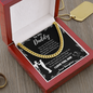 To My Daddy – Cuban Chain Necklace from Daughter (Father's Day Gift)