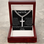 To the Amazing Dad To Be – Cross Necklace Gift from Mom #Fathersday
