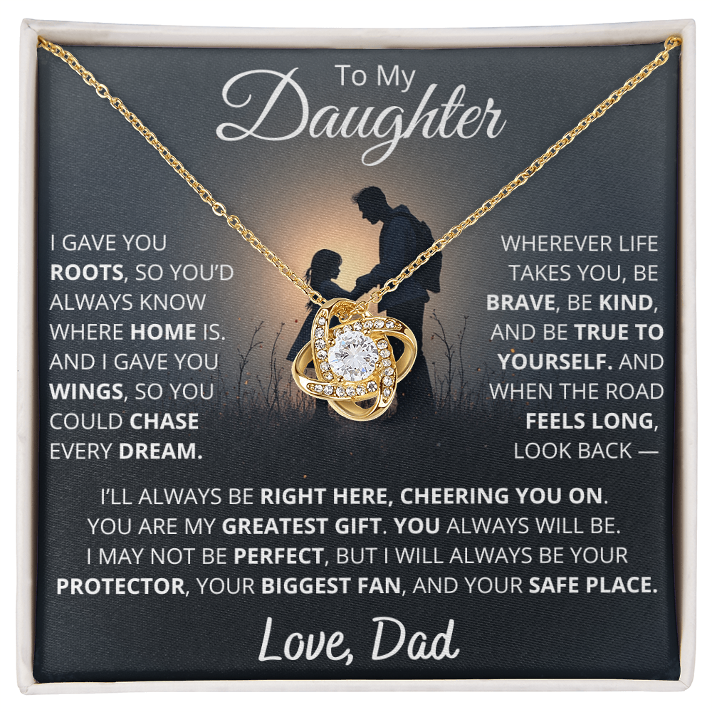 To My Daughter - My Greatest Gift Necklace