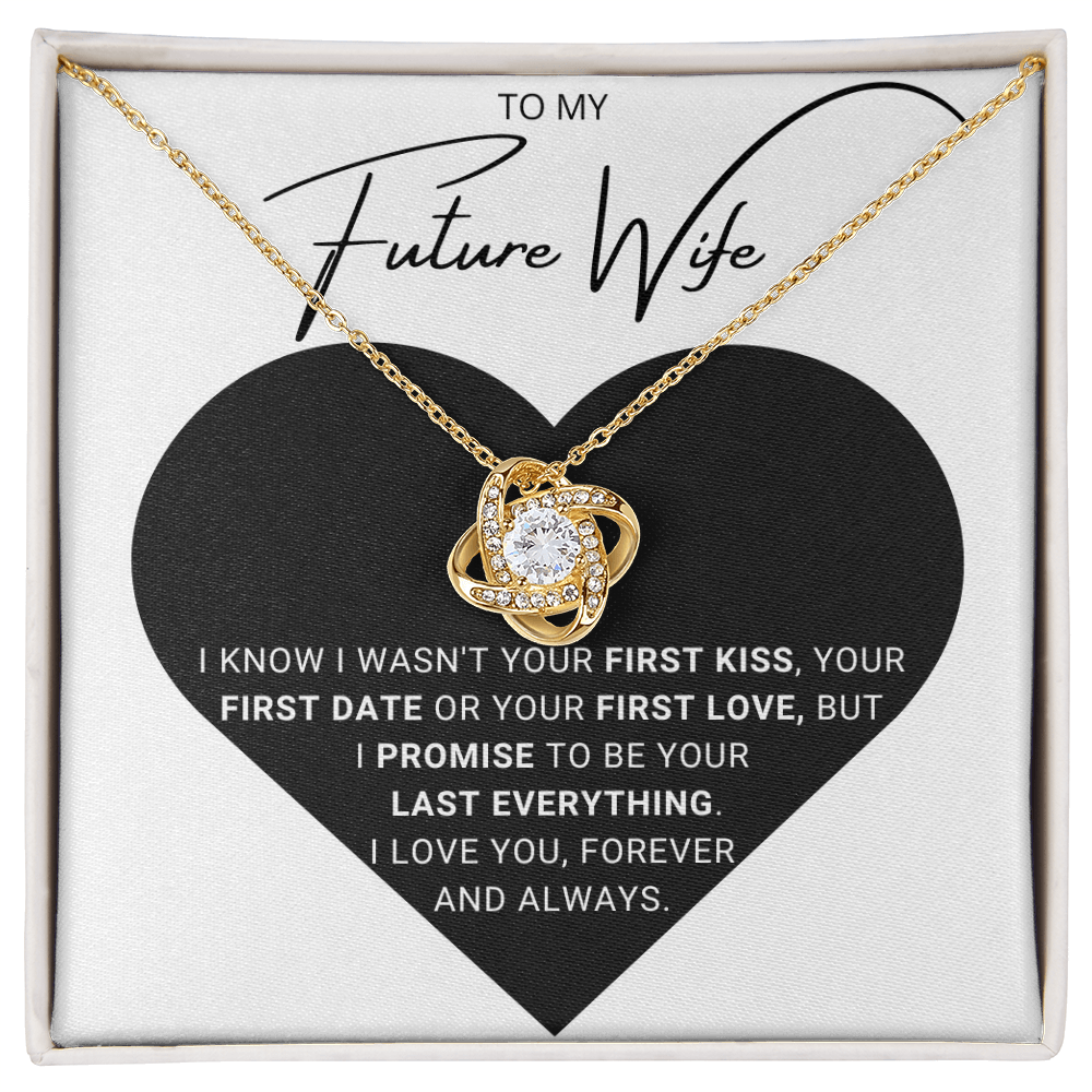 To My Future Wife - Forever Love Knot Necklace Gift