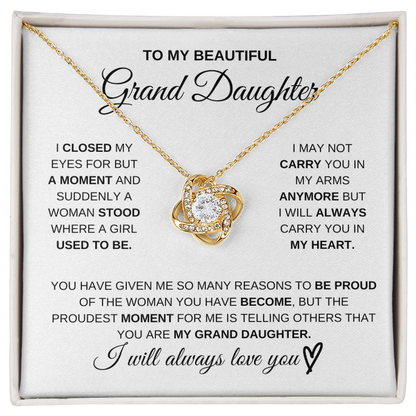💖 To My Granddaughter – Timeless Keepsake from the Heart 💎