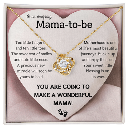 Mama-to-Be Necklace Gift – Baby Shower Gift for Expecting Mom