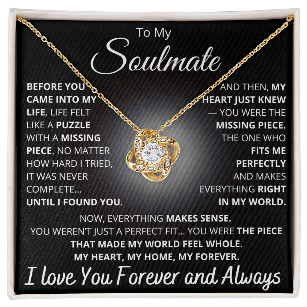 To My Soulmate – You Complete Me Necklace