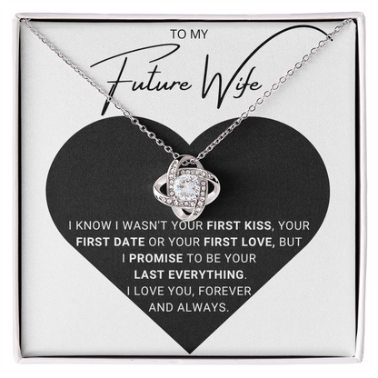 To My Future Wife - Forever Love Knot Necklace Gift