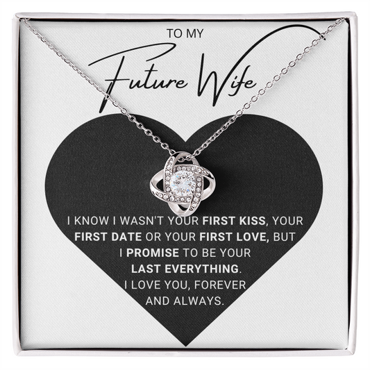 To My Future Wife - Forever Love Knot Necklace Gift