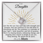 To My Daughter – Keep Shining Forever Necklace from Mom