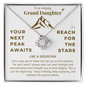 To My Granddaughter – Graduation Necklace with Message Card | Your Next Peak Awaits