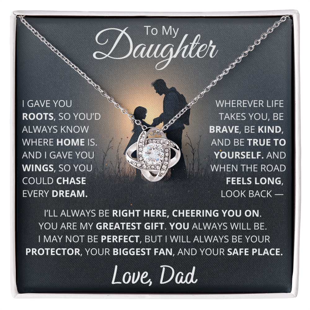 To My Daughter - My Greatest Gift Necklace