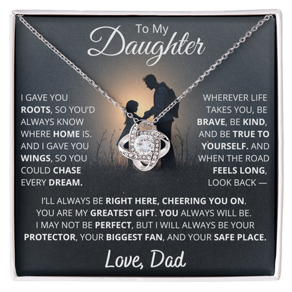 To My Daughter - My Greatest Gift Necklace