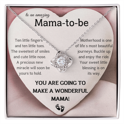 Mama-to-Be Necklace Gift – Baby Shower Gift for Expecting Mom