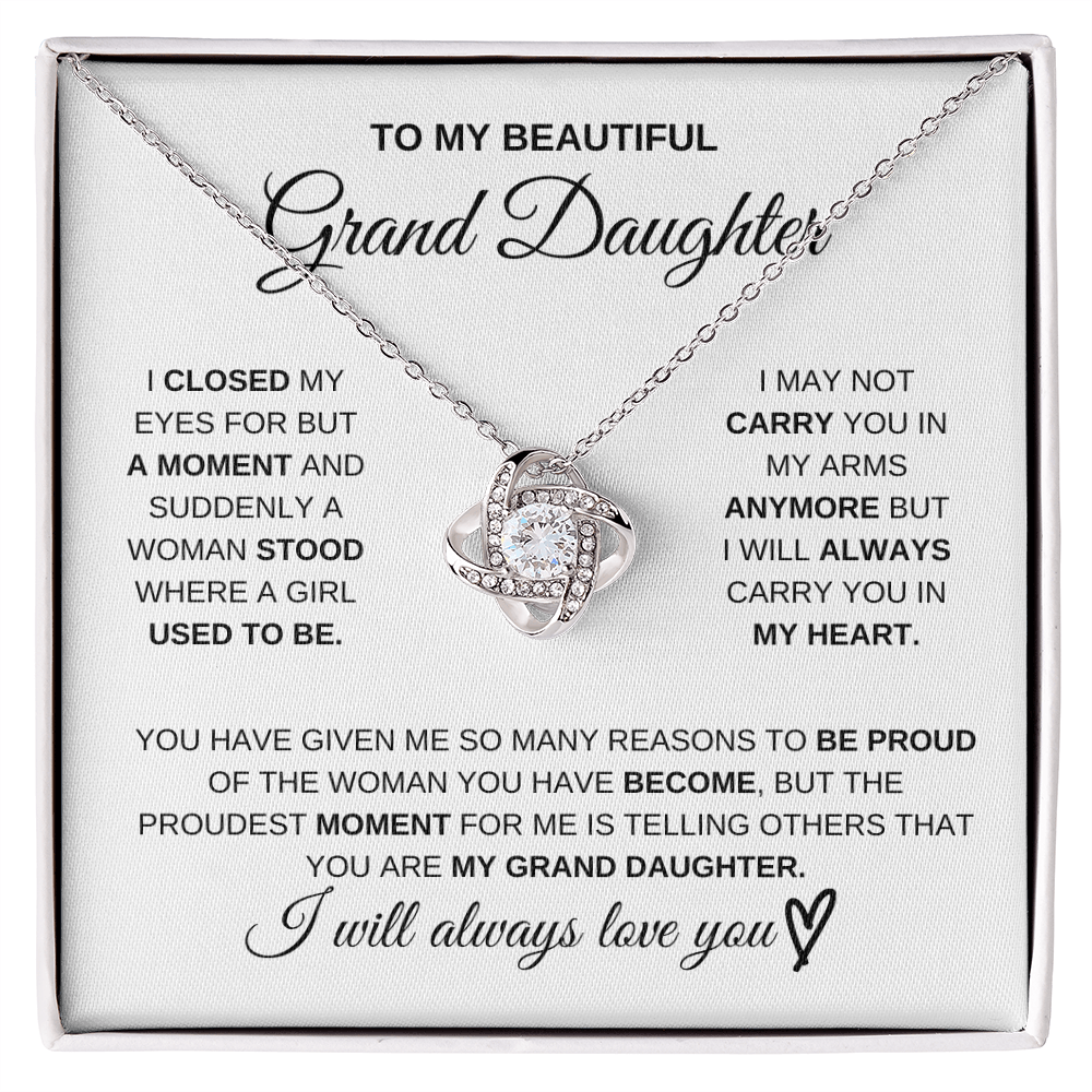 💖 To My Granddaughter – Timeless Keepsake from the Heart 💎
