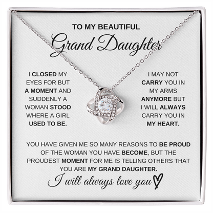 💖 To My Granddaughter – Timeless Keepsake from the Heart 💎